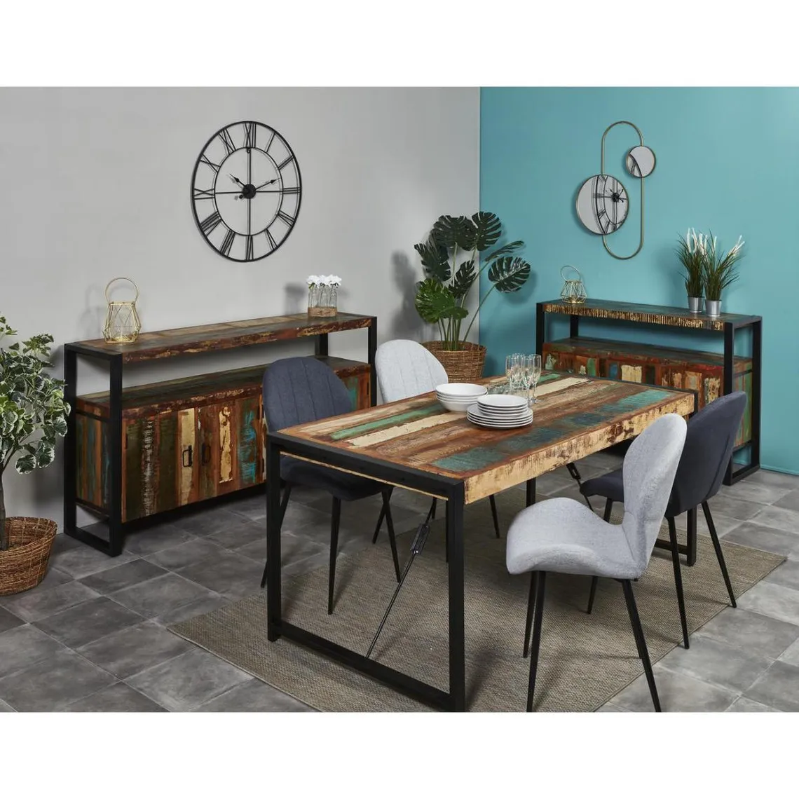 Table de repas Mumbai Mortiz Marron | 3 Suisses