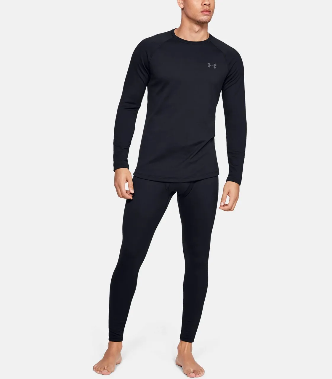 Under Armour Men's Coldgear Base 3.0 Crew Black