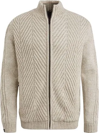 Vanguard Cardigan Mix Laine Ecru VKC2409376-8265 commander e