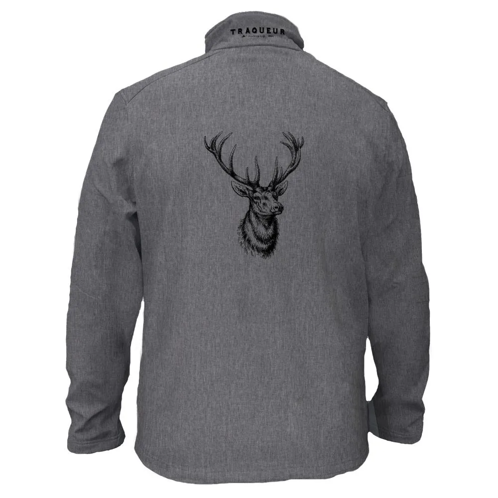 Veste softshell Homme ou Femme avec/sans capuche – Cerf